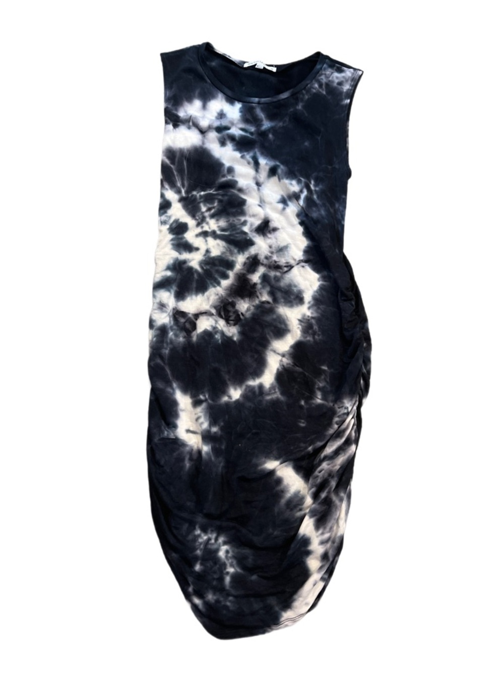 ANTISTAR Black Tie-Dye Dress